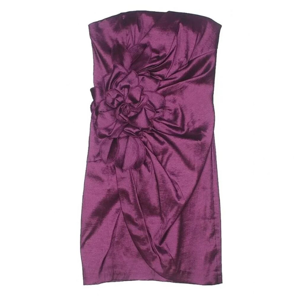 Y2K Jessica McClintock Purple Bodycon Dress